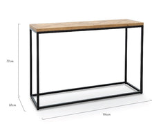 Load image into Gallery viewer, Tofa Console Table - European Oak - Boho Bliss