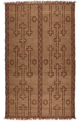 Tuareg Design 1 Rug 276x365 - Natural Tan - Boho Bliss