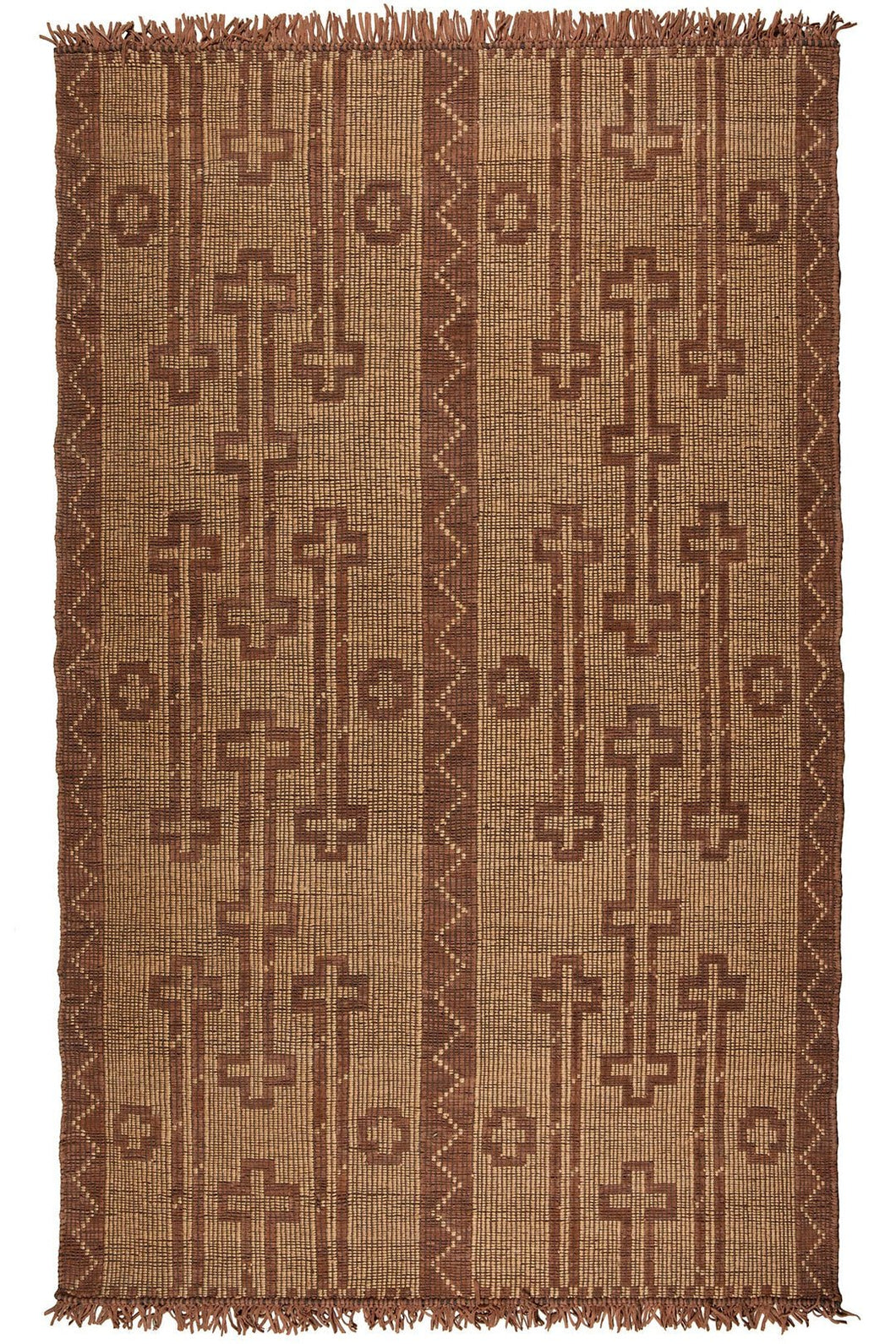 Tuareg Design 1 Rug 276x365 - Natural Tan - Boho Bliss