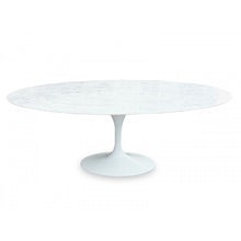 Load image into Gallery viewer, Tulip Marble Dining Table 2m (Round) - White Base - Boho Bliss