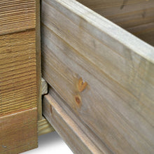 Load image into Gallery viewer, Utah Reclaimed Pine Console Table 1.2m - Black Base - Boho Bliss