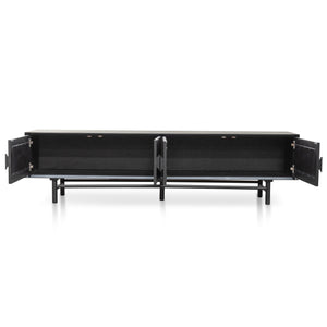 Vanguard Entertainment Unit 2.1m - Black - Boho Bliss