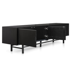 Vanguard Entertainment Unit 2.1m - Black - Boho Bliss