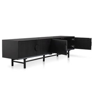 Vanguard Entertainment Unit 2.1m - Black - Boho Bliss
