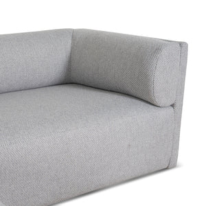 Vero Left Chaise Sofa - Grey - Boho Bliss
