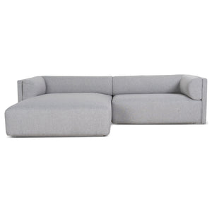 Vero Left Chaise Sofa - Grey - Boho Bliss