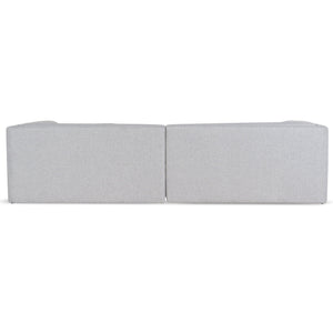 Vero Left Chaise Sofa - Grey - Boho Bliss