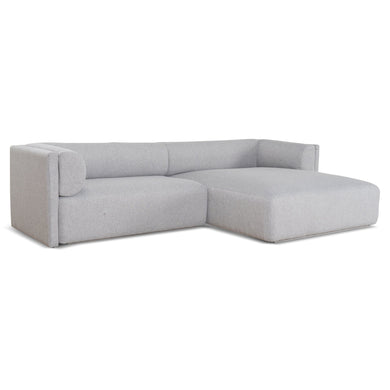Vero Right Chaise Sofa - Grey - Boho Bliss