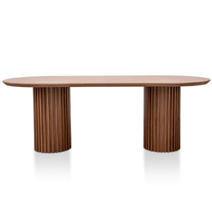 Vista Dining Table 2.5m - Walnut - Boho Bliss