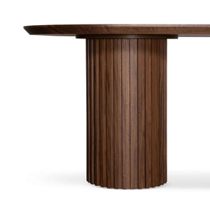 Vista Dining Table 2.5m - Walnut - Boho Bliss