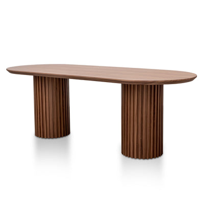 Vista Dining Table 2.5m - Walnut - Boho Bliss
