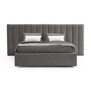 Westridge Queen Bed (with storage) - Spec Charcoal - Boho Bliss
