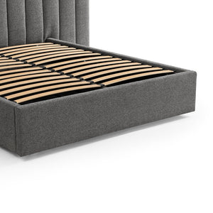 Westridge Queen Bed (with storage) - Spec Charcoal - Boho Bliss