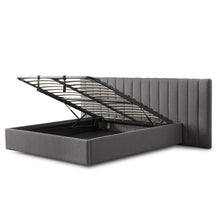 Load image into Gallery viewer, Westridge Queen Bed (with storage) - Spec Charcoal - Boho Bliss