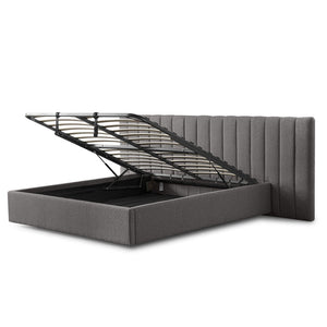 Westridge Queen Bed (with storage) - Spec Charcoal - Boho Bliss