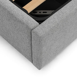 Westridge Queen Bed (with storage) - Spec Grey - Boho Bliss