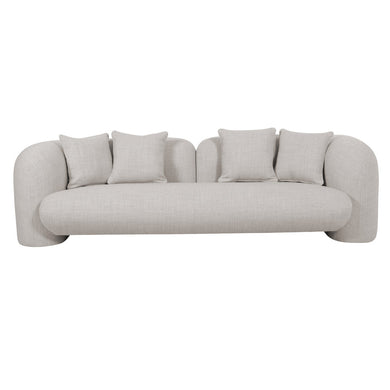 Willa Bay 3 Seater Sofa - Beige Linen - Boho Bliss