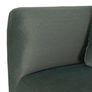 Willian 3 Seater Fabric Sofa - Burnt Green - Boho Bliss