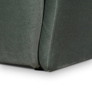 Willian 3 Seater Fabric Sofa - Burnt Green - Boho Bliss