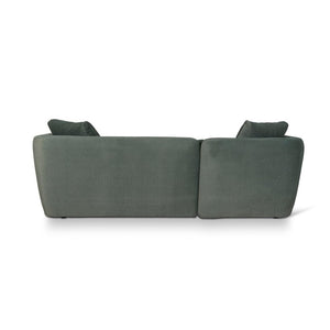 Willian 3 Seater Fabric Sofa - Burnt Green - Boho Bliss