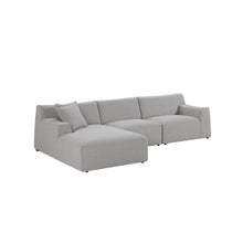 Load image into Gallery viewer, Willowmaze 3 Seater Left Chaise Sofa - Clay Grey - Boho Bliss