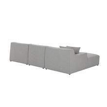 Load image into Gallery viewer, Willowmaze 3 Seater Left Chaise Sofa - Clay Grey - Boho Bliss