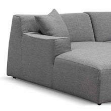 Load image into Gallery viewer, Willowmaze 3 Seater Left Chaise Sofa - Noble Grey - Boho Bliss