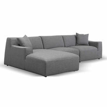 Load image into Gallery viewer, Willowmaze 3 Seater Left Chaise Sofa - Noble Grey - Boho Bliss