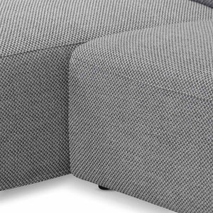 Willowmaze 3 Seater Left Chaise Sofa - Noble Grey - Boho Bliss