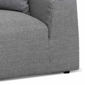 Willowmaze 3 Seater Left Chaise Sofa - Noble Grey - Boho Bliss