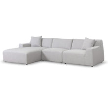 Load image into Gallery viewer, Willowmaze 3 Seater Left Chaise Sofa - Passive Grey - Boho Bliss