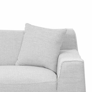 Willowmaze 3 Seater Left Chaise Sofa - Passive Grey - Boho Bliss