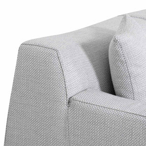 Willowmaze 3 Seater Left Chaise Sofa - Passive Grey - Boho Bliss