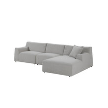 Load image into Gallery viewer, Willowmaze 3 Seater Right Chaise Sofa - Clay Grey - Boho Bliss