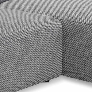 Willowmaze 3 Seater Right Chaise Sofa - Noble Grey - Boho Bliss