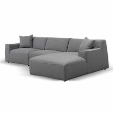 Load image into Gallery viewer, Willowmaze 3 Seater Right Chaise Sofa - Noble Grey - Boho Bliss