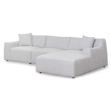 Load image into Gallery viewer, Willowmaze 3 Seater Right Chaise Sofa - Passive Grey - Boho Bliss