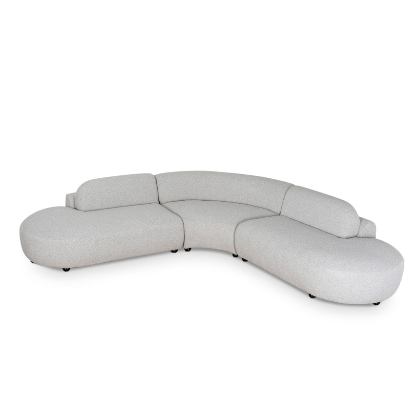 Willowmere Corner Sofa - Clay Grey - Boho Bliss
