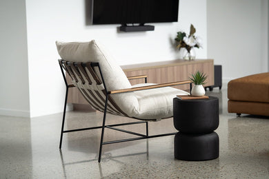 Winston Armchair - Cloud - Boho Bliss