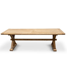 Load image into Gallery viewer, Winston Dining Table 2.4m - Rustic Natural - Boho Bliss
