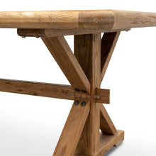 Load image into Gallery viewer, Winston Dining Table 2.4m - Rustic Natural - Boho Bliss