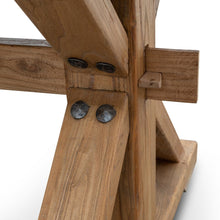 Load image into Gallery viewer, Winston Dining Table 2.4m - Rustic Natural - Boho Bliss