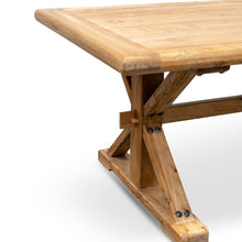 Load image into Gallery viewer, Winston Dining Table 2.4m - Rustic Natural - Boho Bliss