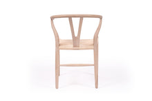 Load image into Gallery viewer, Wishbone Designer Replica Chair - White Coastal Oak - Boho Bliss