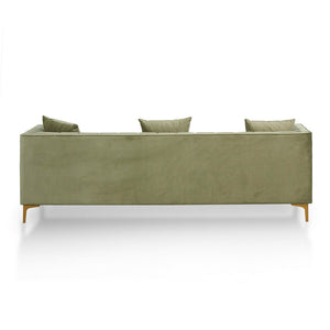 Wisp 3 Seater Sofa - Elegant Sage - Boho Bliss