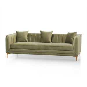 Wisp 3 Seater Sofa - Elegant Sage - Boho Bliss
