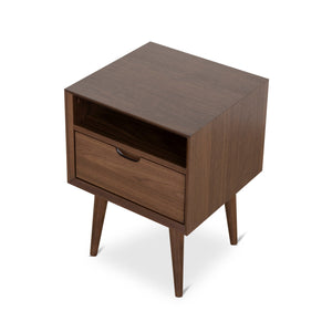 Xander Bedside Table - Walnut - Boho Bliss