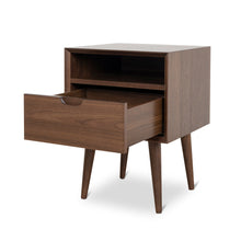 Load image into Gallery viewer, Xander Bedside Table - Walnut - Boho Bliss