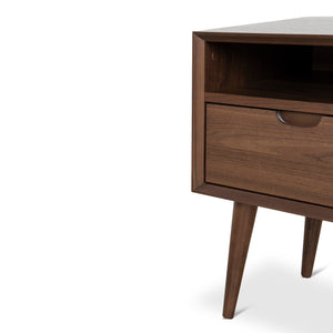 Xander Bedside Table - Walnut - Boho Bliss