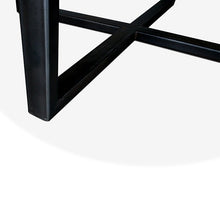 Load image into Gallery viewer, Xavier Coffee Table 1m - Natural, Black Frame - Boho Bliss